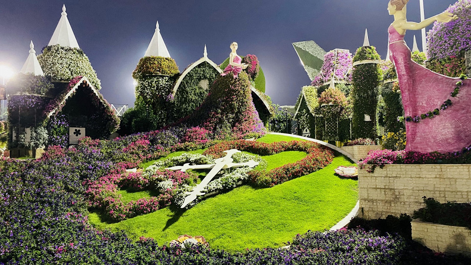 Парк цветов Miracle Garden, Дубаи