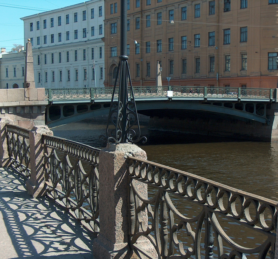 Поцелуев мост, решетка