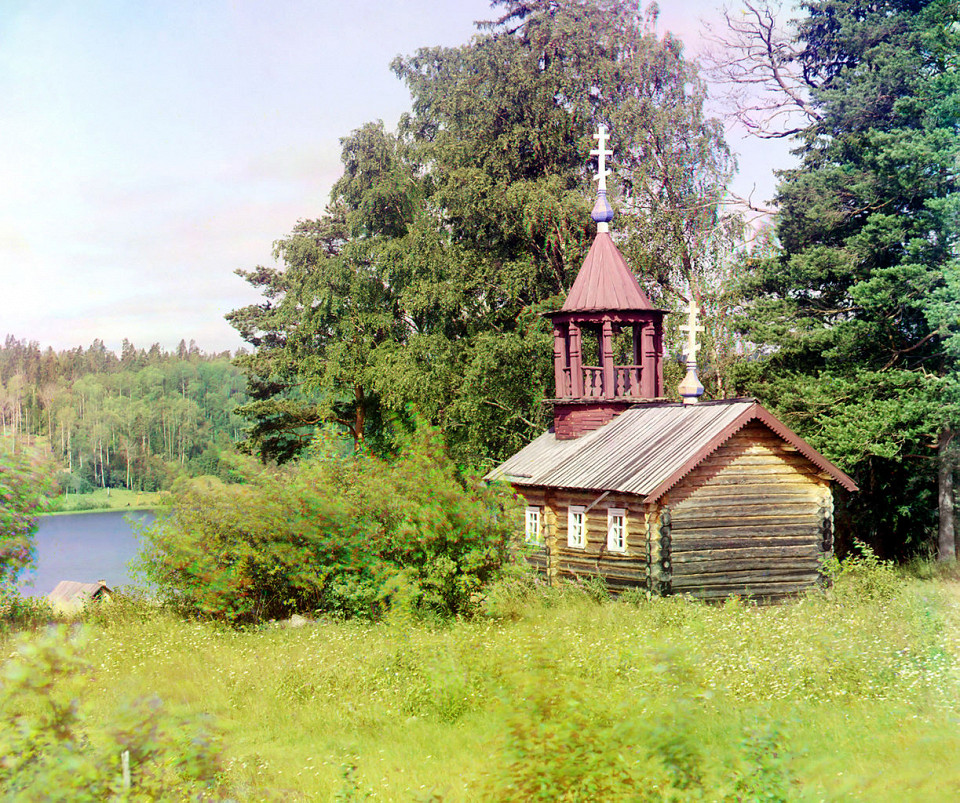Водопад Кивач, часовня