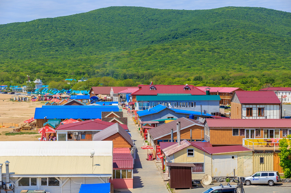 Пляж Шамора, бухта Лазурная