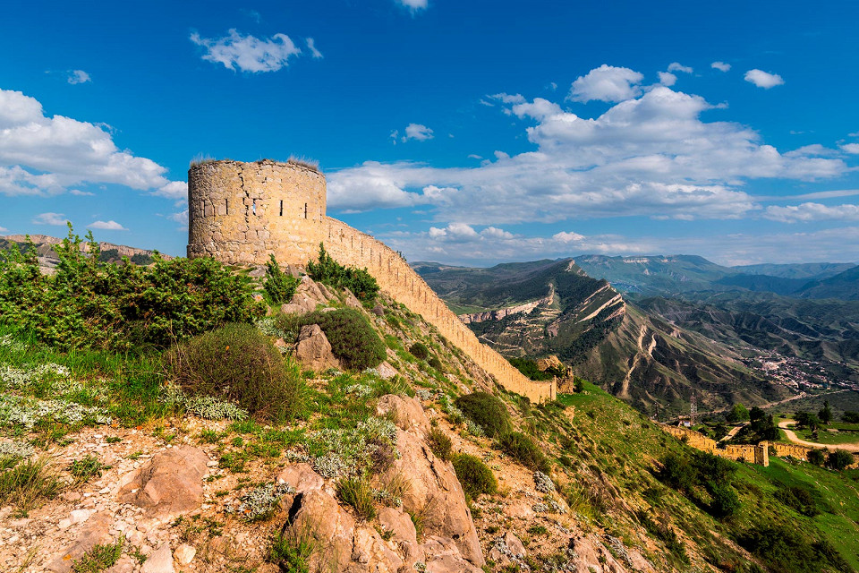Гунибская крепость в Дагестане