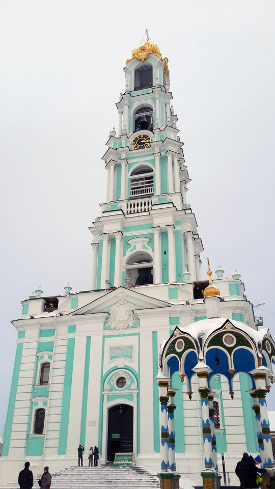 Колокольня зимой, Сергиев Посад