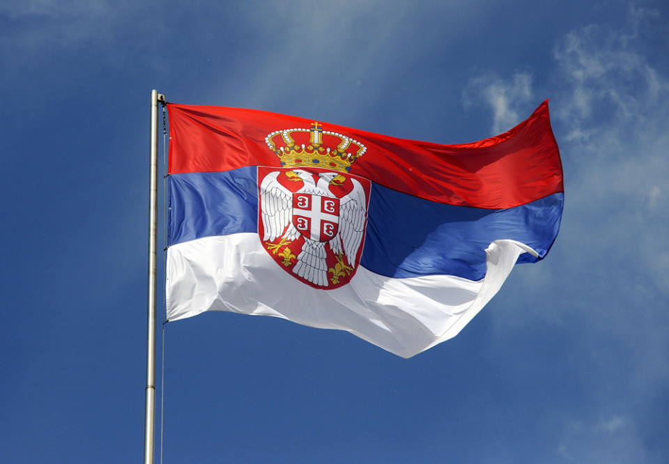 Флаг Сербии
