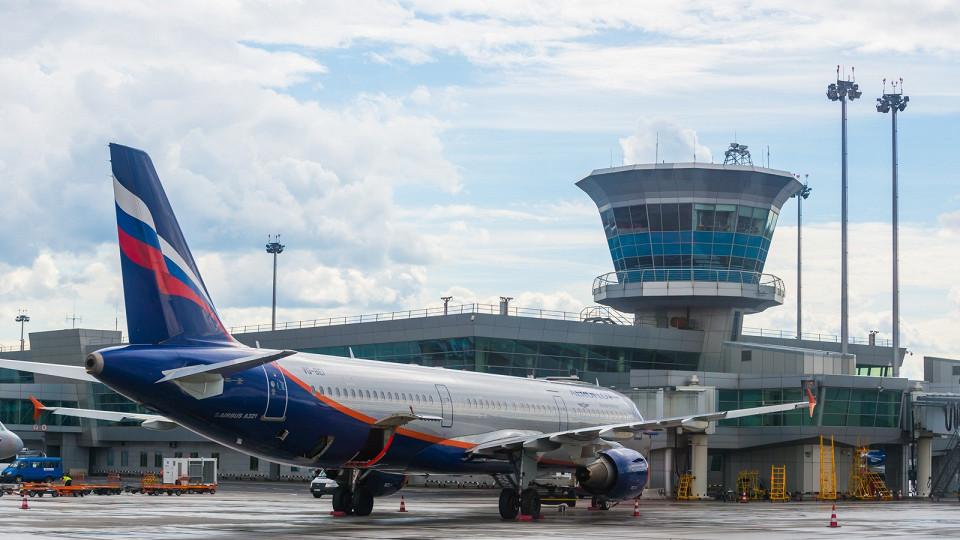 Самолет Аэрофлота в Шереметьеве, Москва