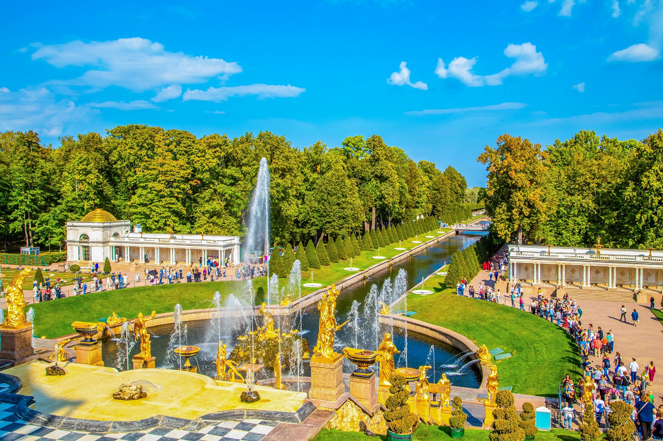 Петергоф, фонтаны