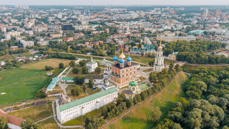 Вид на Рязанский кремль, Рязань