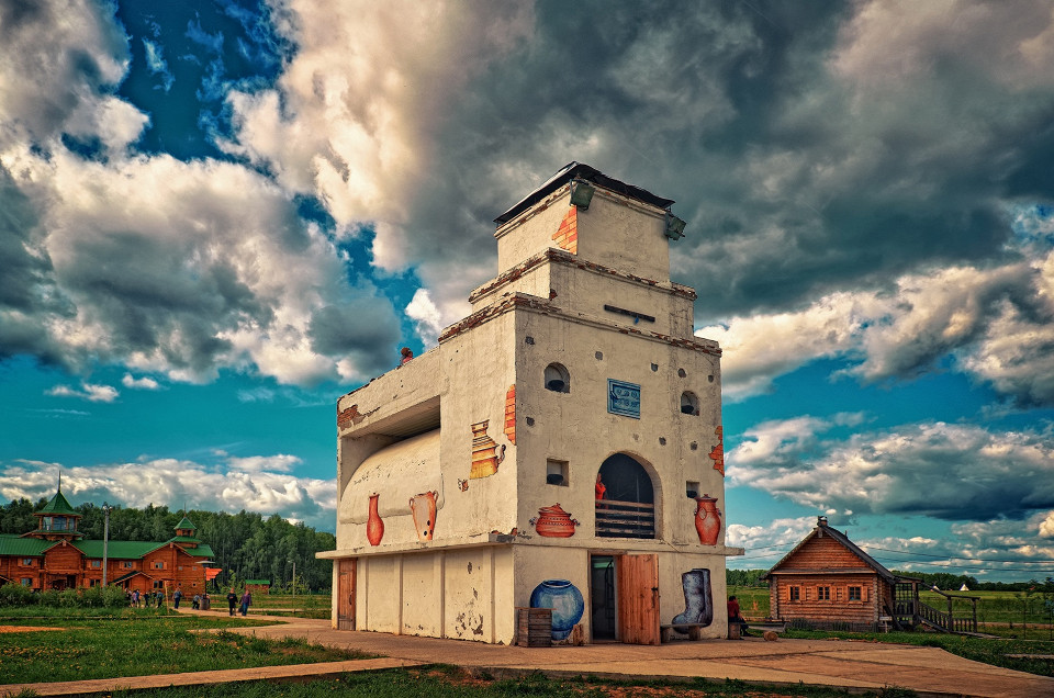 Русская печь в Этномире