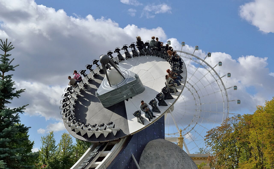 Аттракцион Лунный экспресс, ВДНХ, Москва