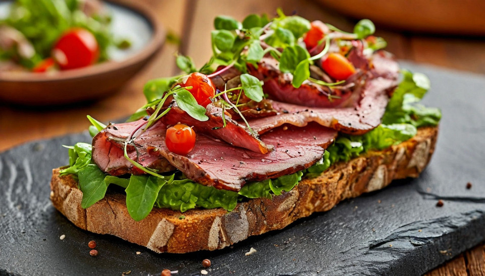 Cмёрребрёд с ростбифом