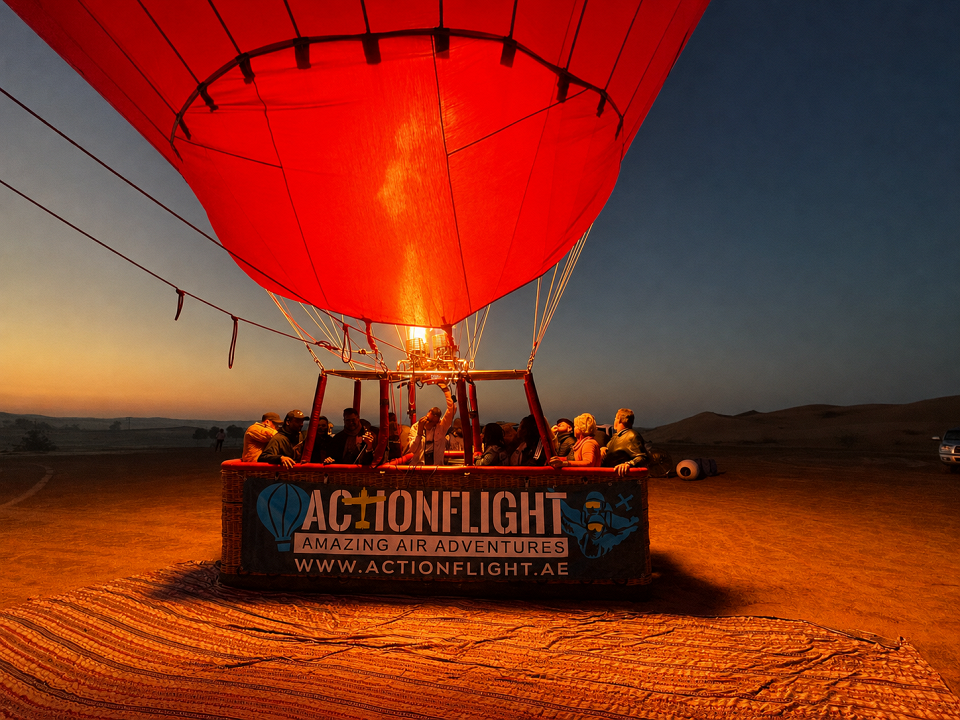ActionFlight sunrise balloon adventure RAK