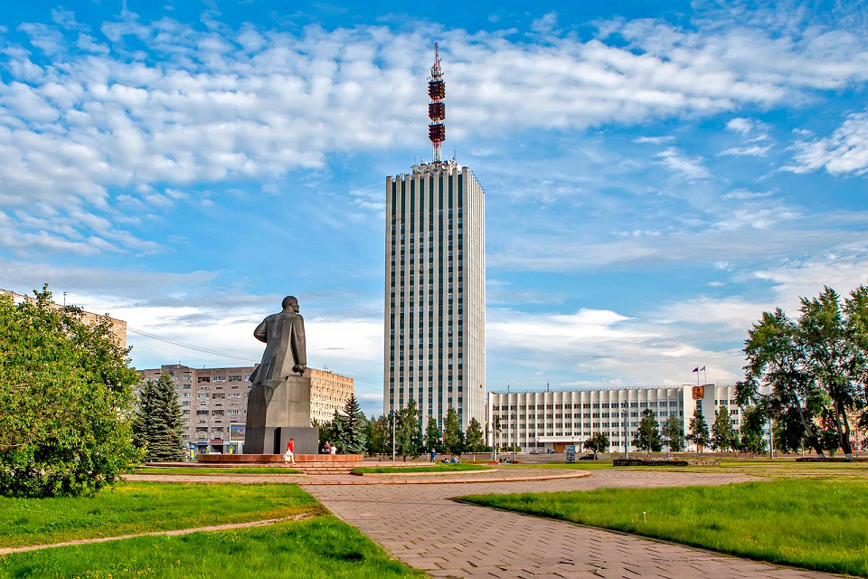 Площадь Ленина в Архангельске