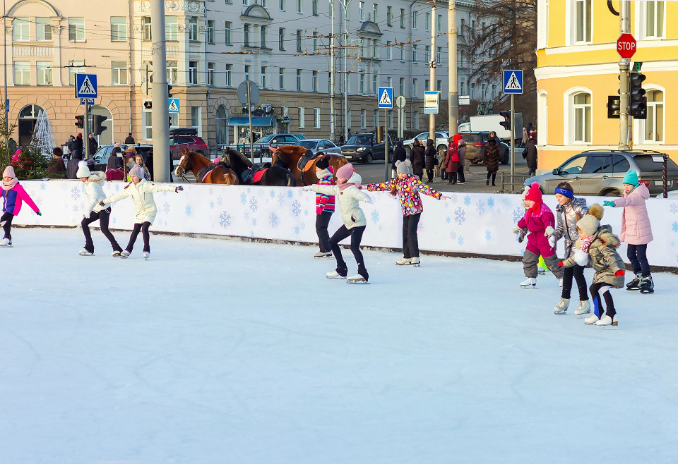 Каток в Петрозаводске, Карелия