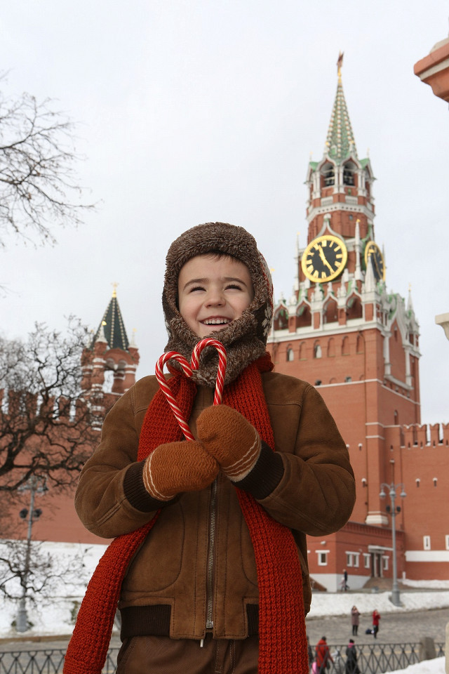Мальчик на Красной площади