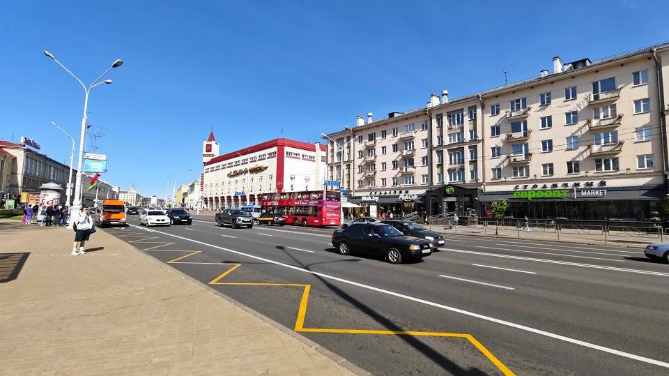 Дорожное движение в Минске