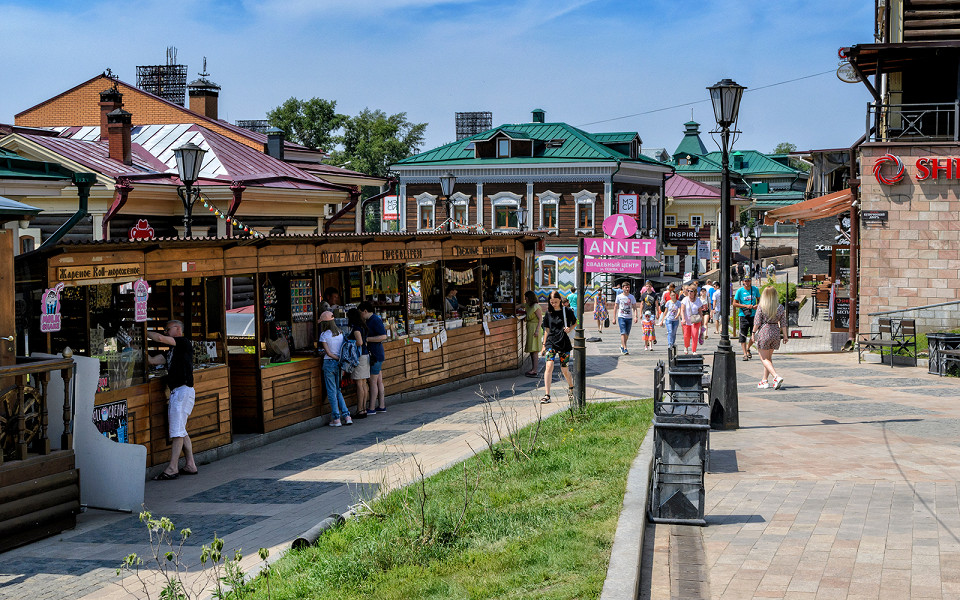 Рынок в Иркутске, Россия