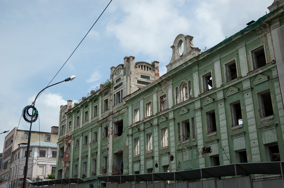 Казань, разрушенное здание
