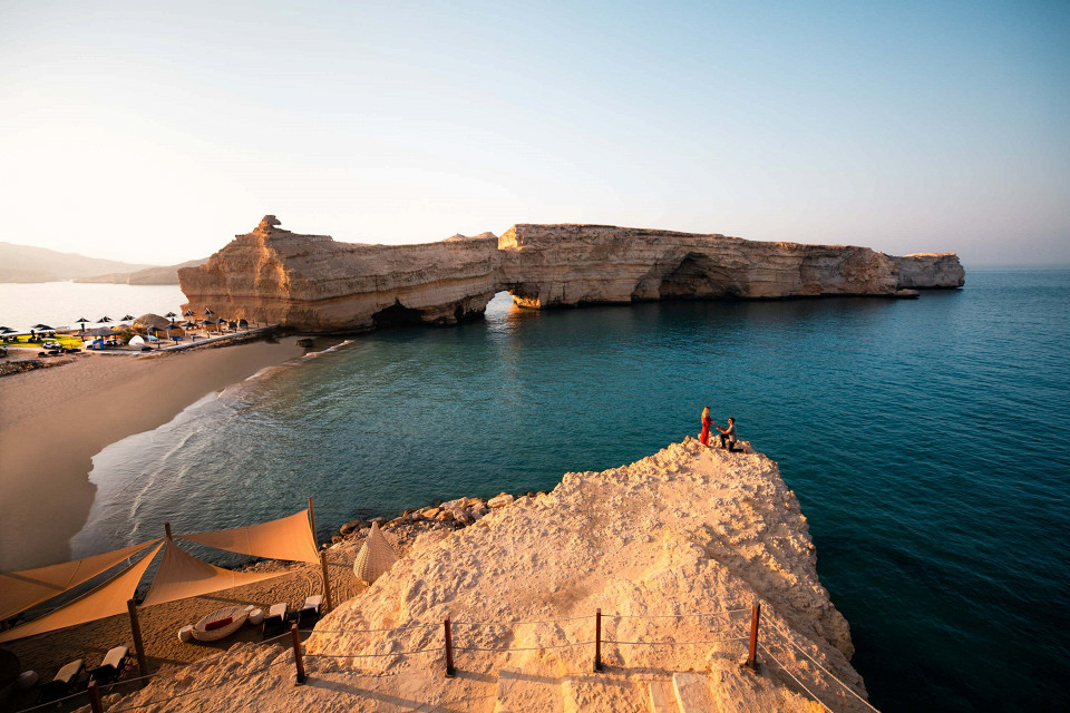 Barr Al Jissah, Маскат, арка над водой