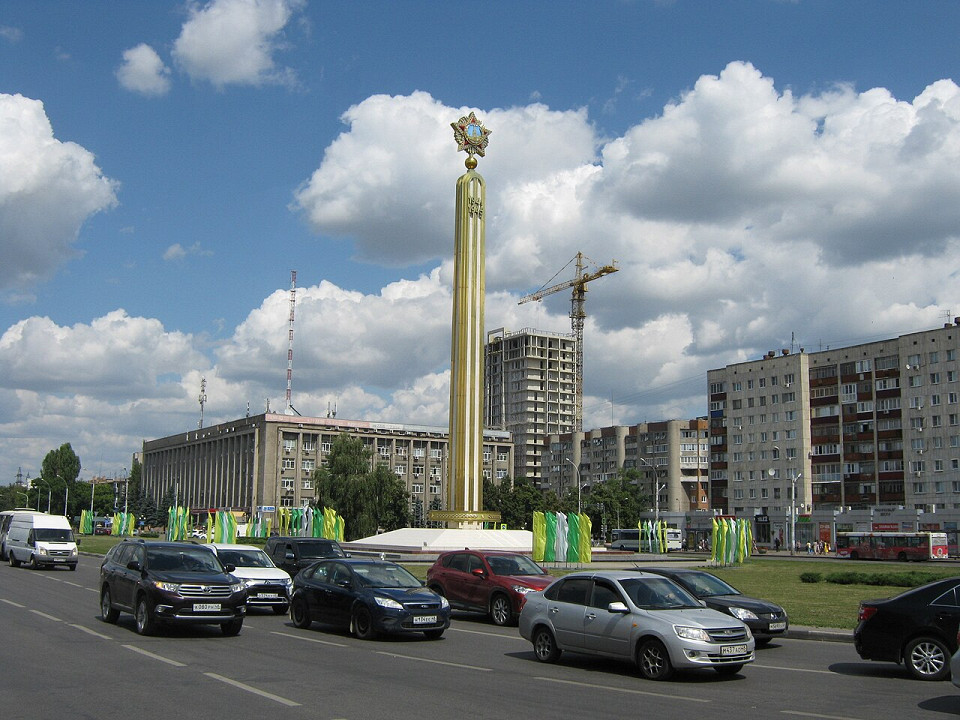 Обелиск на площади Победы, Липецк