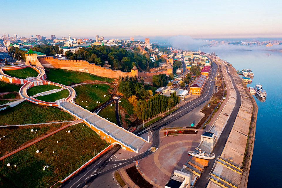 Чкаловская лестница в Нижнем Новгороде