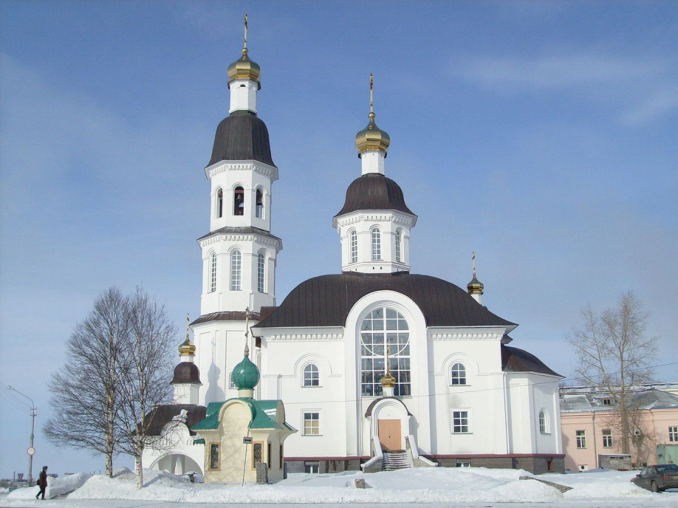 Успенская церковь в Архангельске 