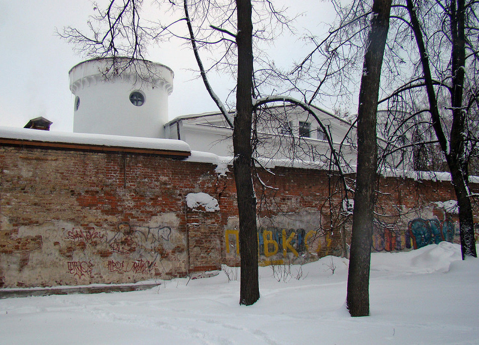 Нижегородский острог, вид из сквера