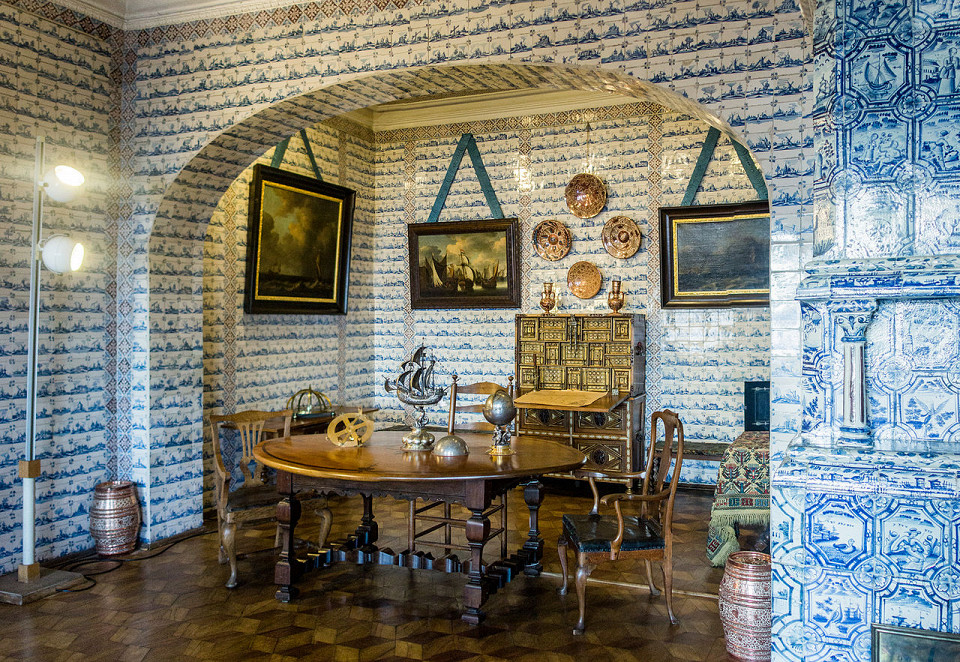 Дворец Меншикова, Морской кабинет