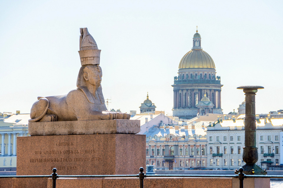 Сфинкс на Университетской набережной, Санкт-Петербург