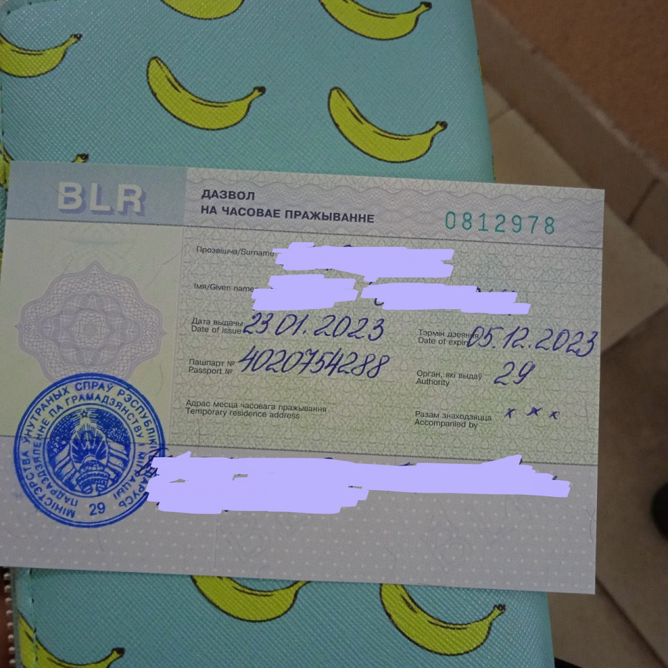 Отзыв о Беларуси, документ