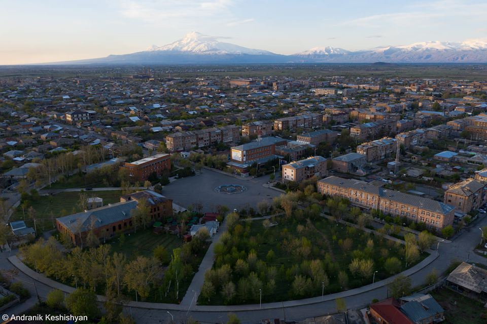 Армавир, вид на город, Армения