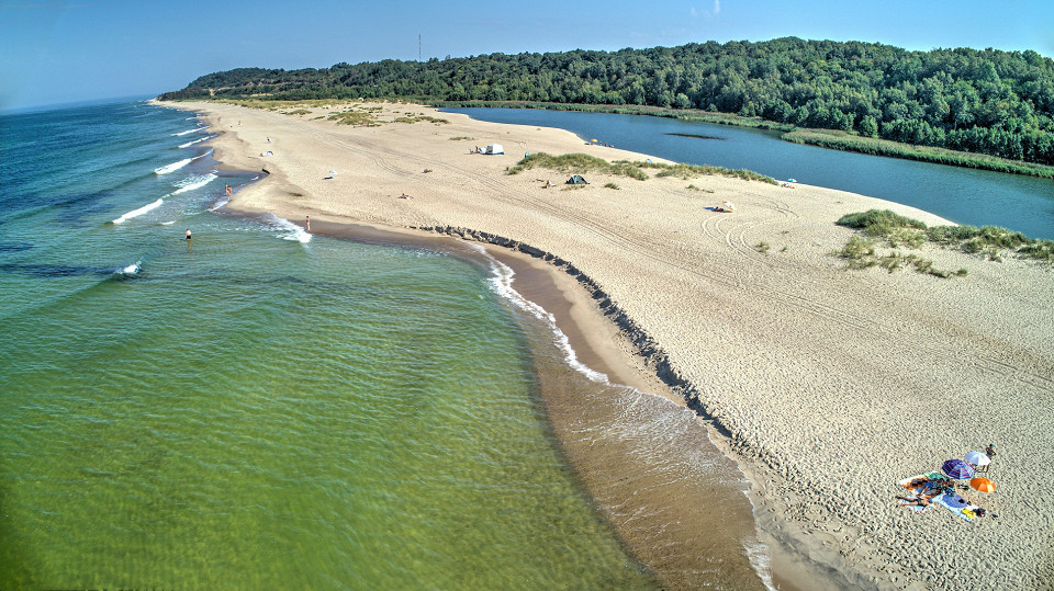Пляж в Янтарном, Калиниградская область