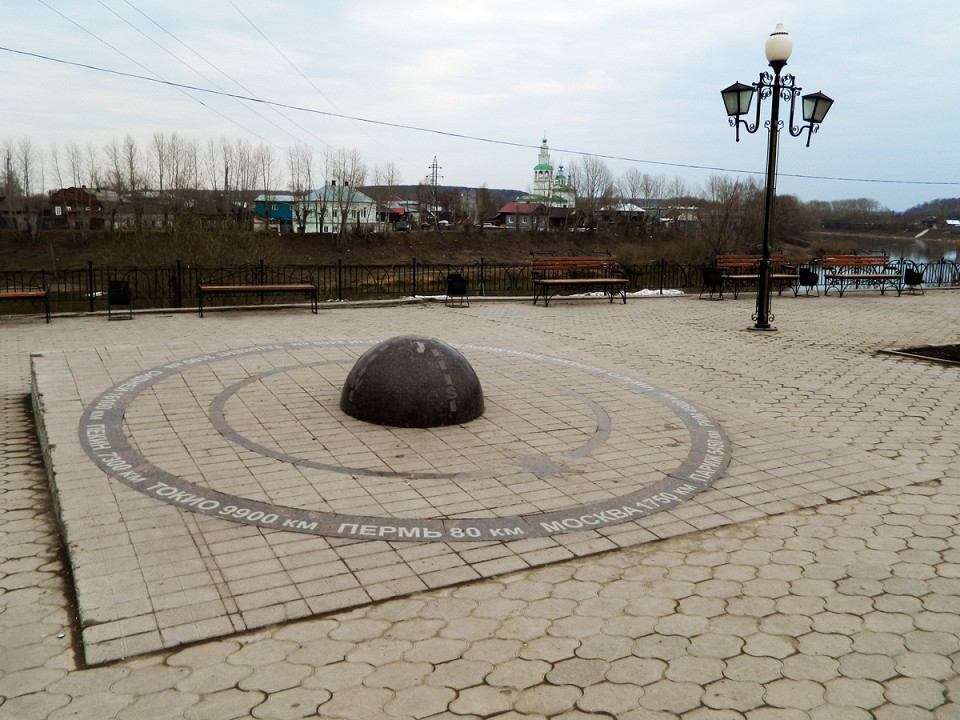 Пуп земли в Кунгуре