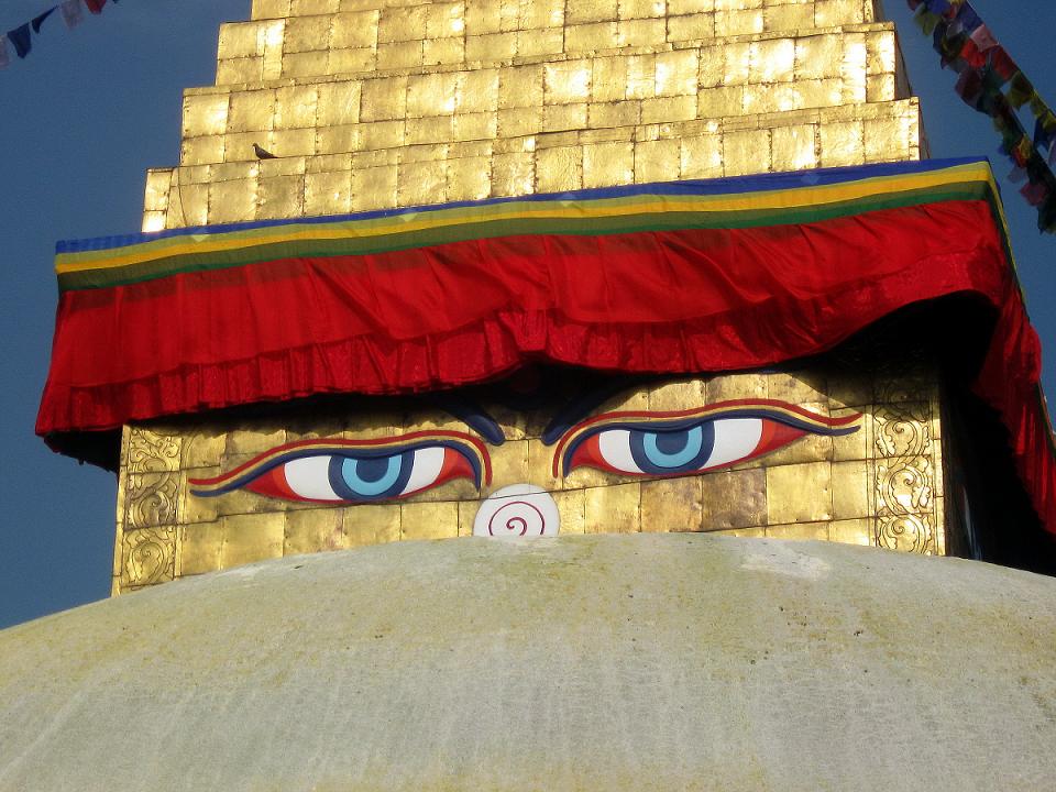 Ступа Boudhanath в долине Катманду, Непал