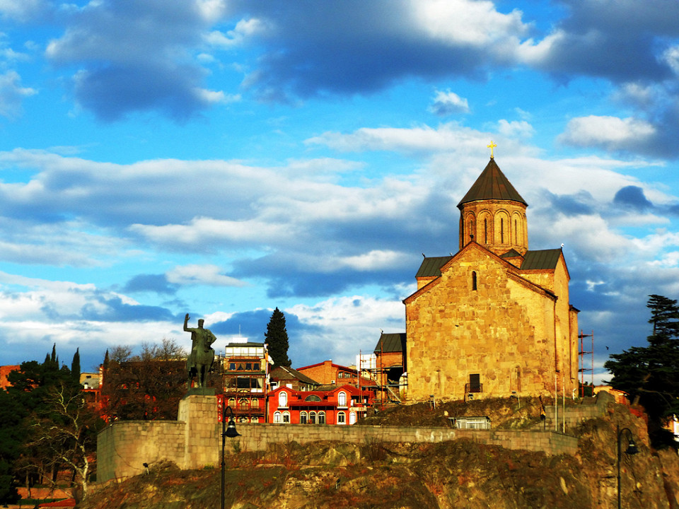 Церковь Метехи в Тбилиси, Грузия
