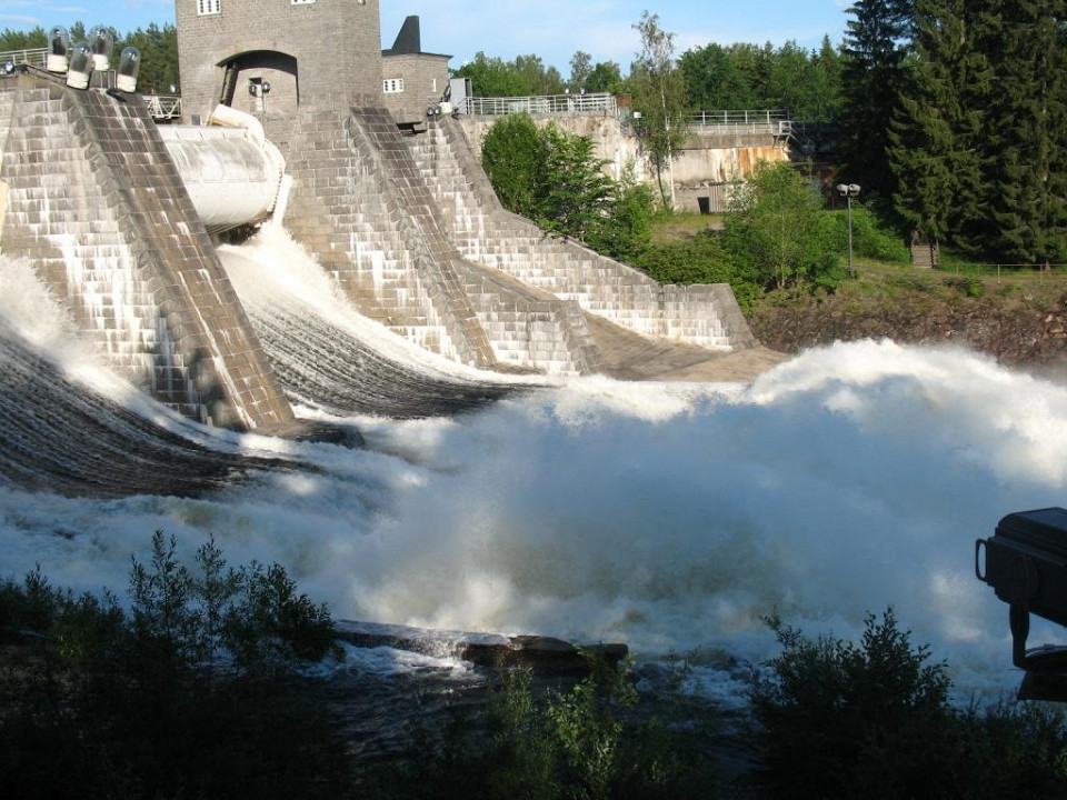 Финляндия, водоскат Иматранкоски
