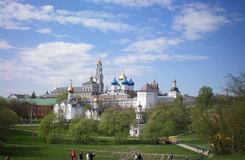 Панорама Свято-Троицкой Сергиевой Лавры, Сергиев Посад