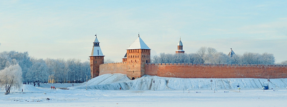 Великий Новгород в зимний день