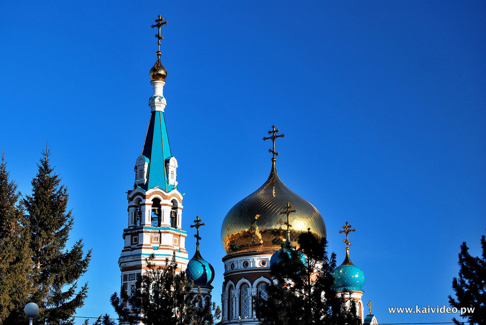Колокольня, Свято-Успенский кафедральный собор, Омск
