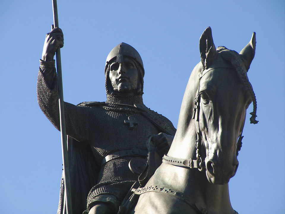 Памятник Святому Вацлаву, фрагмент