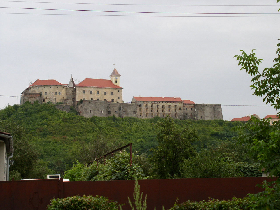 Замок Паланок, панорама