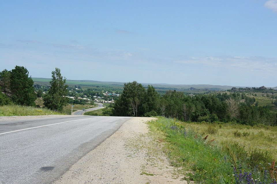 Дорога в село Саввушка, Алтайский край