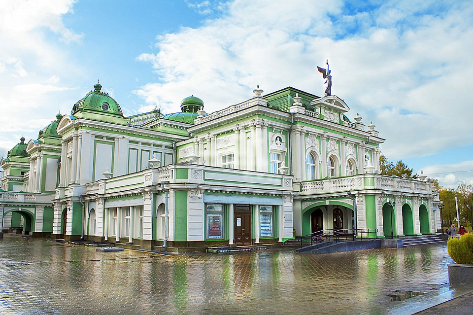 Омский академический театр драмы, панорама