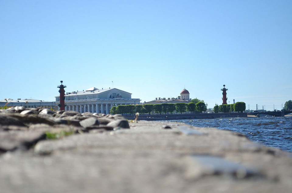 Вид на Васильевский остров