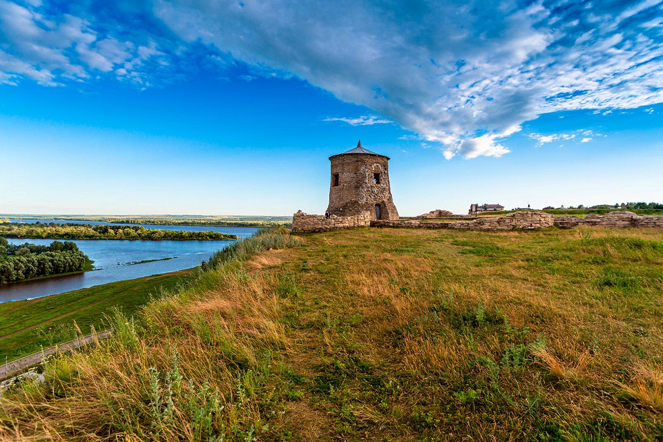 Чертово городище в Елабуге, река