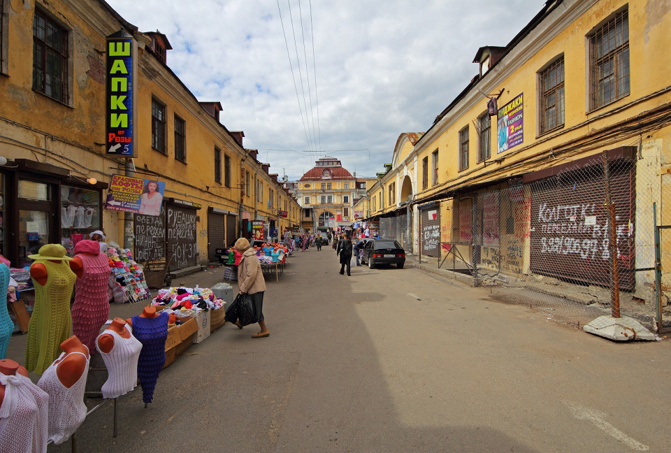Санкт-Петербург, Россия. Рынок Апраксин двор