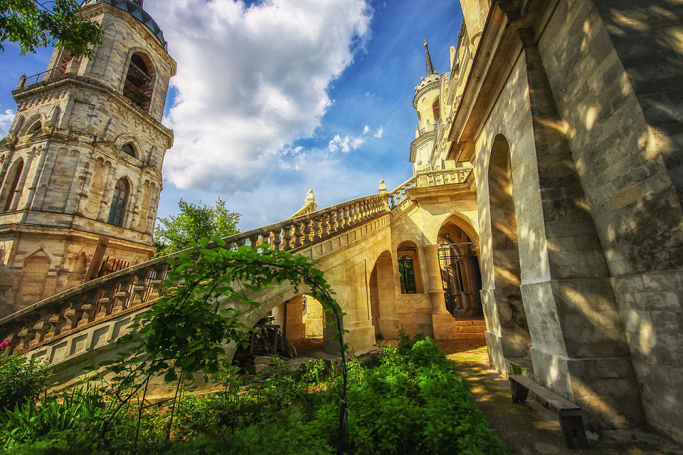 Быково, Владимирская церковь , лестница и колокольня
