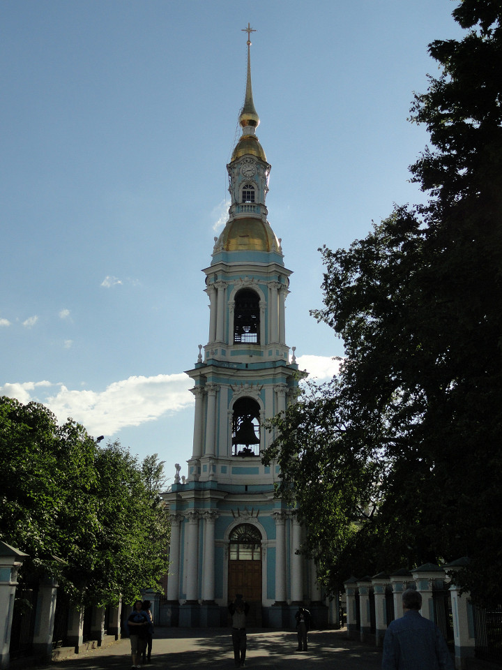 Колокольня Никольского морского собора в Санкт-Петербурге
