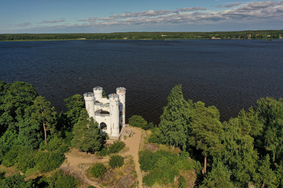Парк Монрепо, замок, Выборг