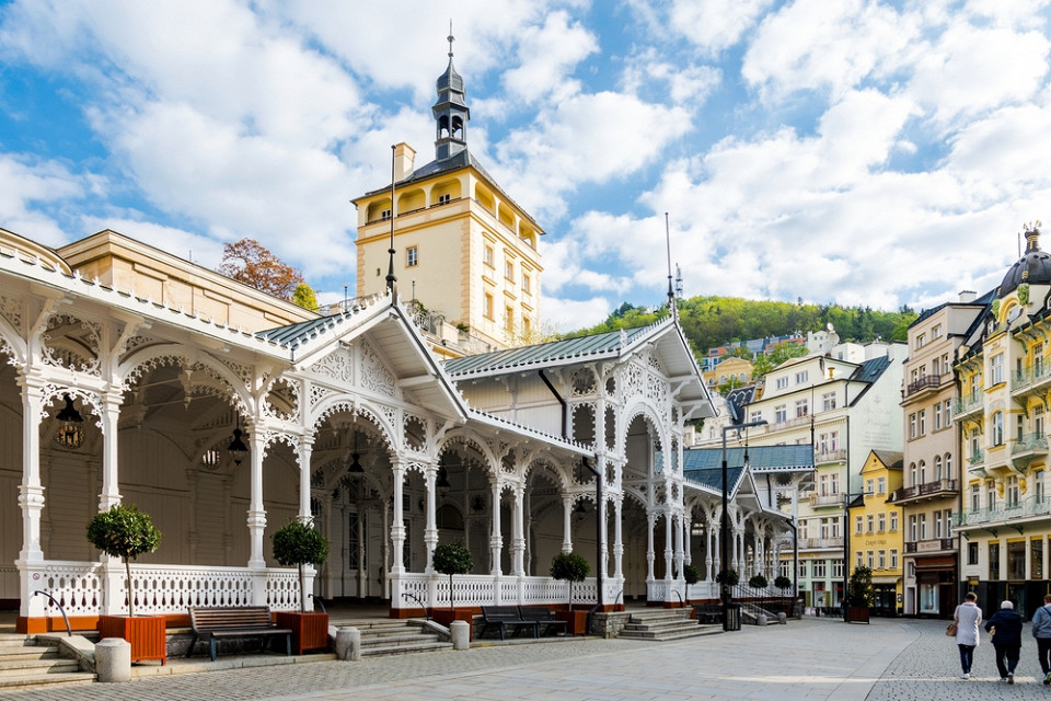  Рыночная колоннада в Карловых Варах, Чехия