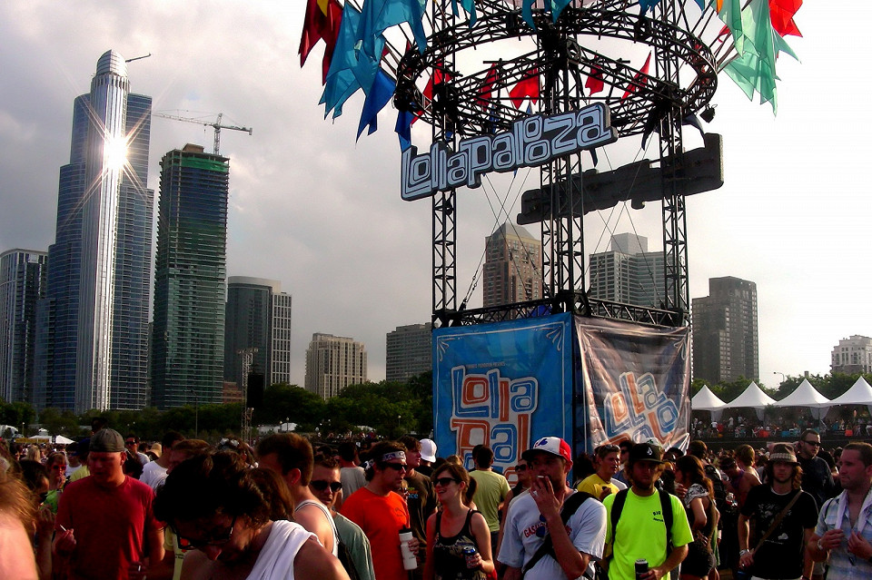 Открытие фестиваля Lollapalooza