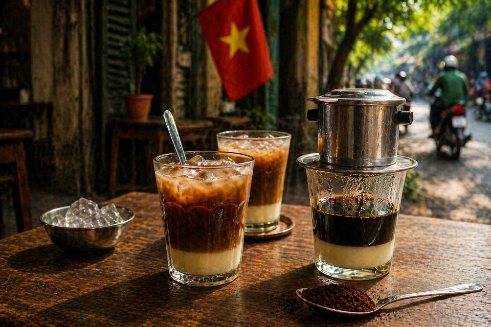Вьетнамский кофе ка фе суа да